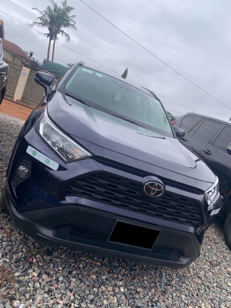 Blue Black Toyota Rav4 Front